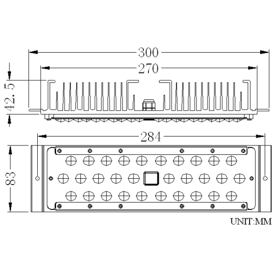 30W-50W LED Tunnel Light