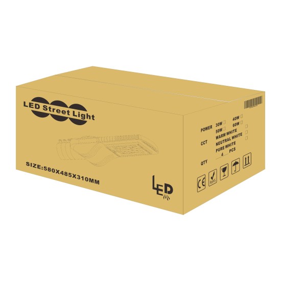 50W Sword II LED Street Light